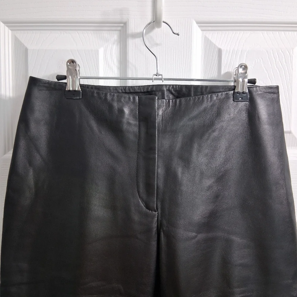 Vakko VS2 Lambskin Leather Pants Butter Soft Excellent Condition 6P - Picture 2 of 15
